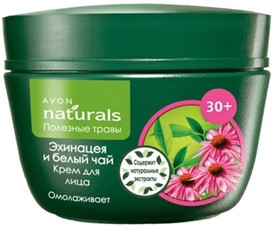 Крем для лица "Эхинацея и белый чай" - Avon Naturals