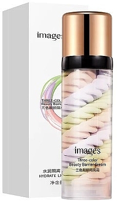 База під макіяж триколірна - Images Three Color Cream — фото N1