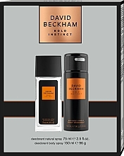 Духи, Парфюмерия, косметика David Beckham Bold Instinct - Набор (deo/75ml + deo/spray/150ml)