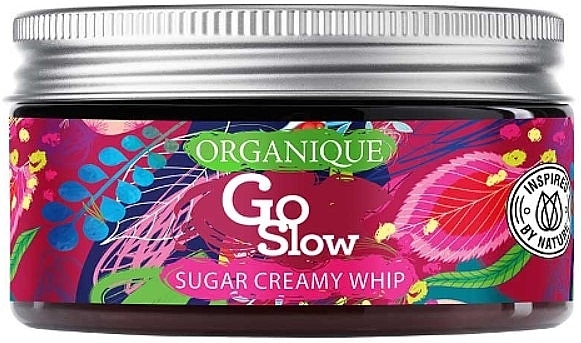 Пенка для мытья и пилинга кожи тела - Organique GoSlow Sugar Creamy Whip — фото N1