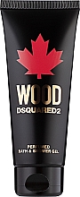 Dsquared2 Wood Pour Homme - Набор (edt/100ml + sh/gel/100ml + bag) — фото N2