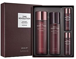 Духи, Парфюмерия, косметика Набор - Missha Time Revolution Homme The First Treatment (ess/200ml + emul/110ml + ess/30ml + emul/30ml)