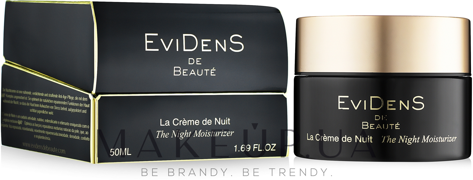 Нічний крем для обличчя - EviDenS De Beaute The Night Cream — фото 50ml