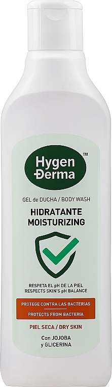 Гель для душа для сухой кожи - Hygenderma Shower Gel Dry Skin — фото N1