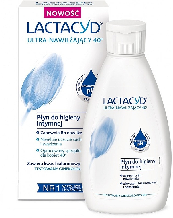 Средство для интимной гигиены - Lactacyd Intimate Cleanser Ultra Moisturizing 40+ — фото N1