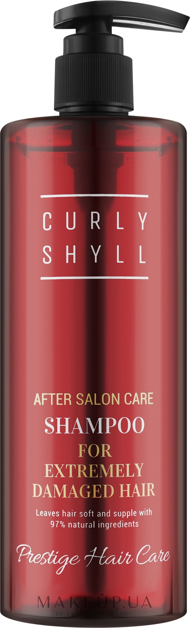 Восстанавливающий шампунь для очень поврежденных волос - Curly Shyll After Salon Care Shampoo — фото 500ml