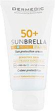 Защитный крем для проблемной кожи лица - Dermedic Sun Protection Cream SPF 50 — фото N2
