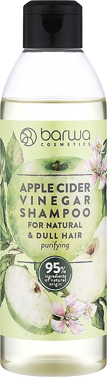 Очищувальний оцтовий шампунь - Barwa Herbal Apple Vinegar Shampoo