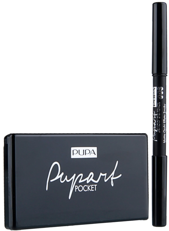 Набір - Pupa Pupart Pocket Kit Smoky Edition (eyeshadows/4.5 g + pencil/0.7 g)