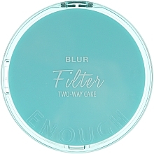 Пудра для обличчя - Enough Blur Filter Two-Way Cake SPF 28 PA++ — фото N2