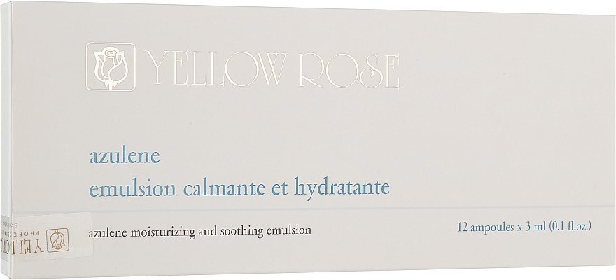 Сироватка з азуленом для чутливої шкіри - Yellow Rose Azulene Emulsion Calmante et Hydratante Ampoules — фото N1