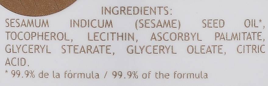 Кунжутна олія - Alqvimia Sesame Seed Oil — фото N3