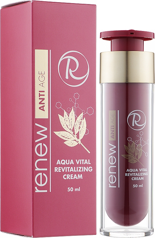Антивіковий сонцезахисний зволожувальний крем для обличчя - Renew Anti Age Aqua Vital Revitalizing Cream — фото N2