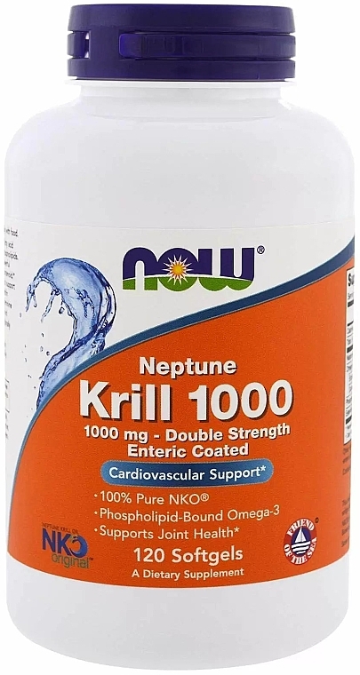 Масло криля, 1000 мг - Now Foods Neptune Krill Oil Softgels — фото N3
