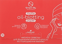 Матувальні серветки для обличчя - Farmasi Smart Life Matte Oil-Blotting Paper — фото N1