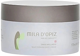 Парфумерія, косметика Зміцнювальний крем для тіла - Mila D’Opiz Swiss Wellness Silky Firming Body Cream