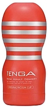 Одноразовый вакуумный мастурбатор, красный - Tenga Original Vacuum Cup Medium — фото N1