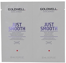 Парфумерія, косметика Набір - Goldwell Dualsenses Just Smooth (shm/10ml + mask/10ml)