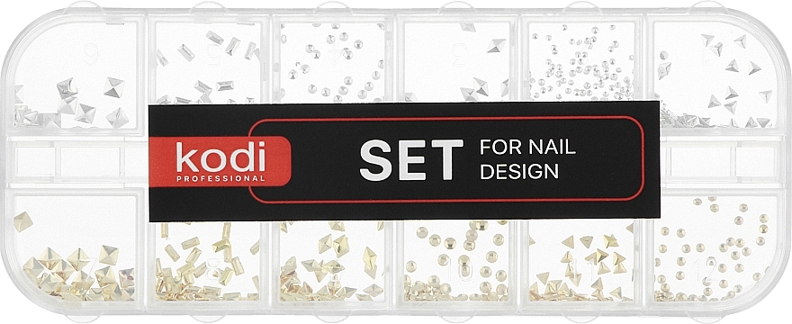 Набір для дизайну нігтів, мікс №6 - Kodi Professional Set For Nail Design — фото N1
