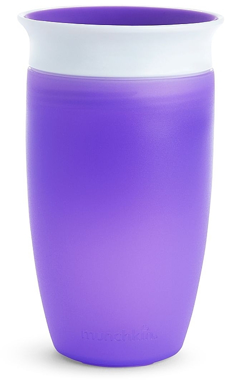 Чашка-непроливайка з кришкою, фіолетова, 296 мл - Miracle — фото N2