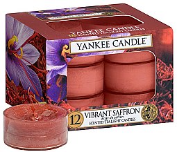 Чайні свічки - Yankee Candle Scented Tea Light Vibrant Saffron — фото N4