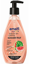 Крем-мило для рук "Summer Fruit" - Amalfi Cream Soap Hand — фото N1