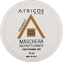Духи, Парфюмерия, косметика Восстанавливающая маска для волос с фитокератином - Atricos Phyto Keratin Restructuring Mask