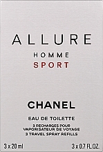 Духи, Парфюмерия, косметика Chanel Allure homme Sport - Дорожные запасные блоки для туалетной воды