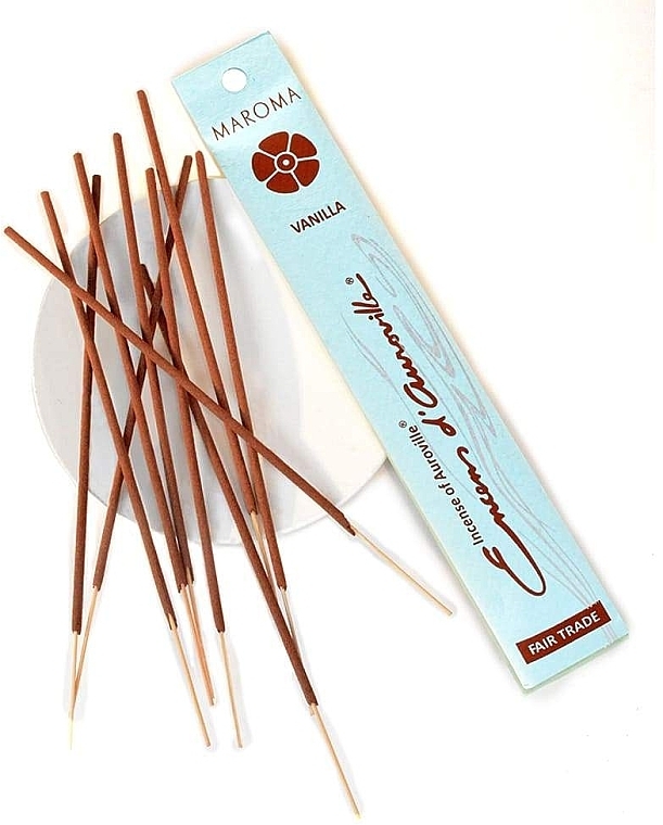 Ароматичні палички "Кориця" - Maroma Encens d'Auroville Stick Incense Vanilla — фото N3