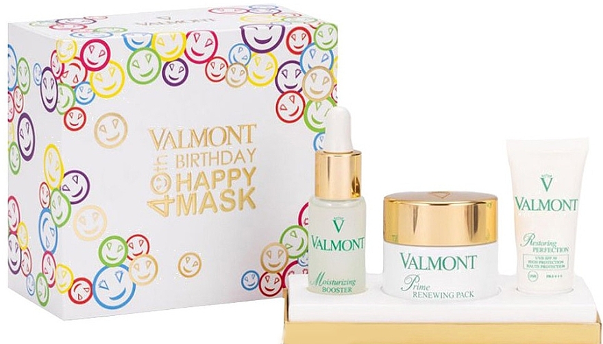 Набір - Valmont Happy Mask Party (mask/30ml + booster/20ml + cr/15ml) — фото N2