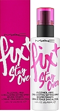 Спрей-фиксатор для макияжа - MAC Fix + Stay Over Setting Spray Alcohol-Free — фото N2