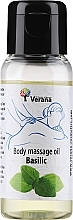 Духи, Парфюмерия, косметика Массажное масло для тела «Basilic» - Verana Body Massage Oil 