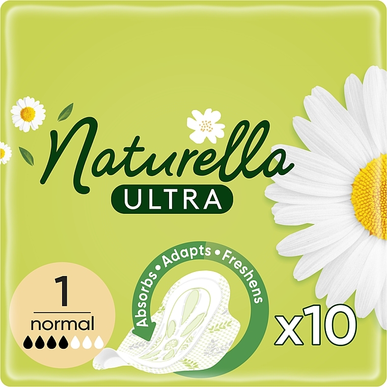 Гігієнічні прокладки, 10 шт. - Naturella Ultra Normal