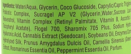 Очищающая сыворотка-эксфолиант для умывания с гиалуроновой кислотой и экстрактом каннабиса - Cannabis Cleansing Serum-Exfoliant Facial Wash With Hyaluronic Acid — фото N3