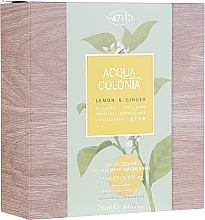 Духи, Парфюмерия, косметика Maurer & Wirtz 4711 Aqua Colognia Lemon & Ginger - Набор (edc/50ml + sh/gel/75ml)