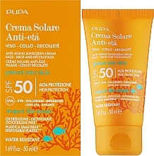 Антивозрастной солнцезащитный крем - Pupa Anti-Aging Sunscreen Cream High Protection SPF 50 — фото N2
