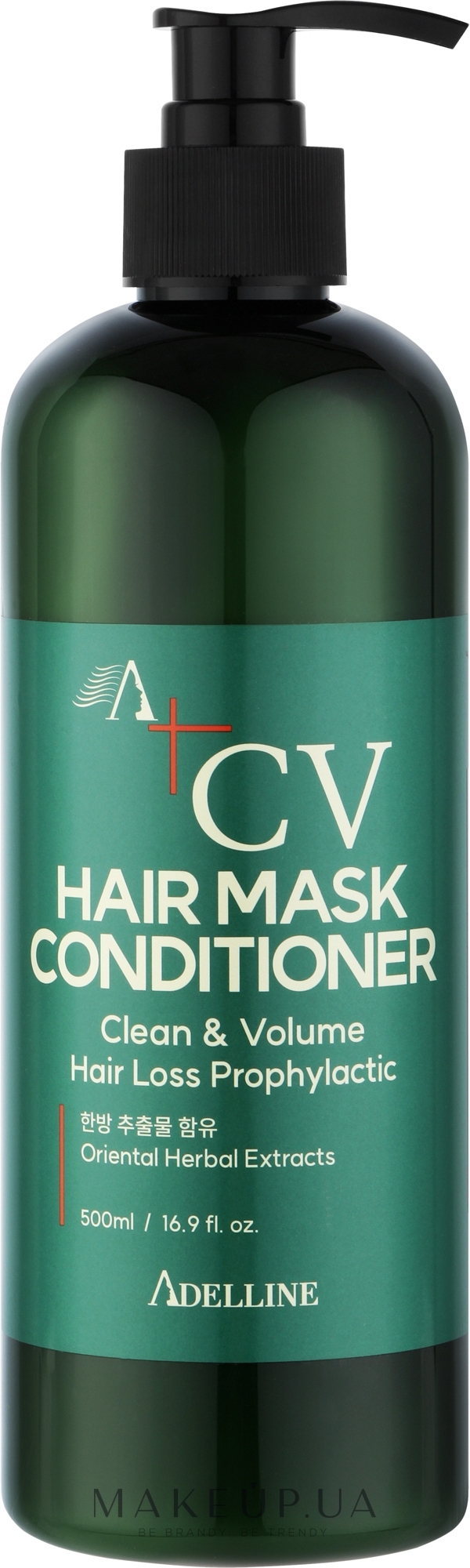 Маска-кондиціонер для волосся - Adelline Clean & Volume Hair Mask Conditioner — фото 500ml
