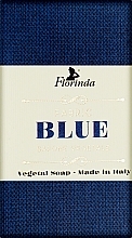Парфумерія, косметика Мило натуральне "Італійські тканини. Синє" - Florinda Fabric Blue Natural Soap
