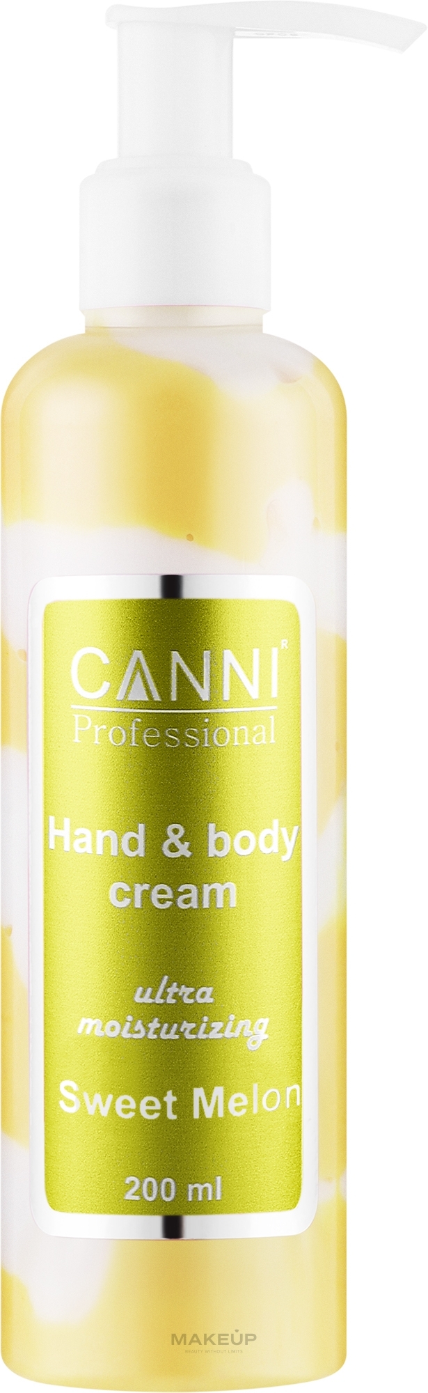Крем ультразволожуючий для рук і тіла "Солодка диня" - Canni Hand & Body Cream — фото 200ml