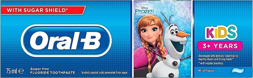 Дитяча зубна паста - Oral-B Kids Frozen Toothpaste — фото N1