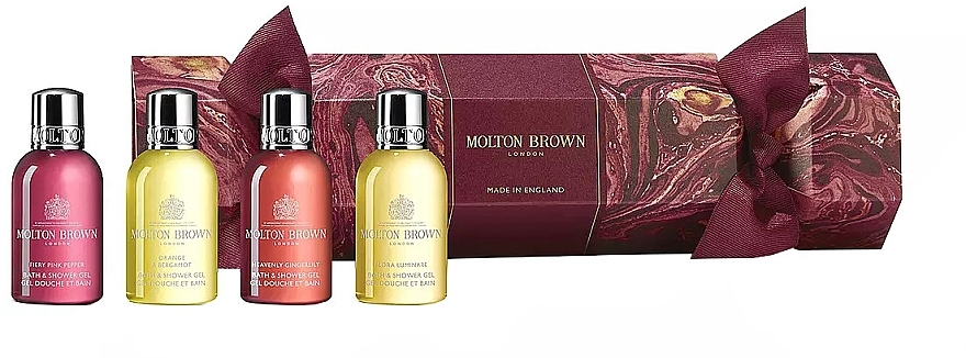 Molton Brown Floral & Spicy Christmas Cracker - Набор (sh/gel/4x50ml) — фото N1