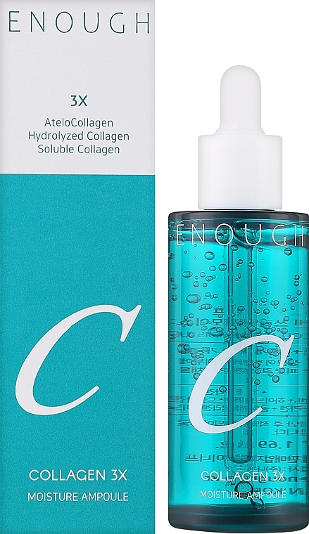 Ампульная сыворотка для лица с коллагеном - Enough Collagen 3x Moisture Ampoule — фото N2