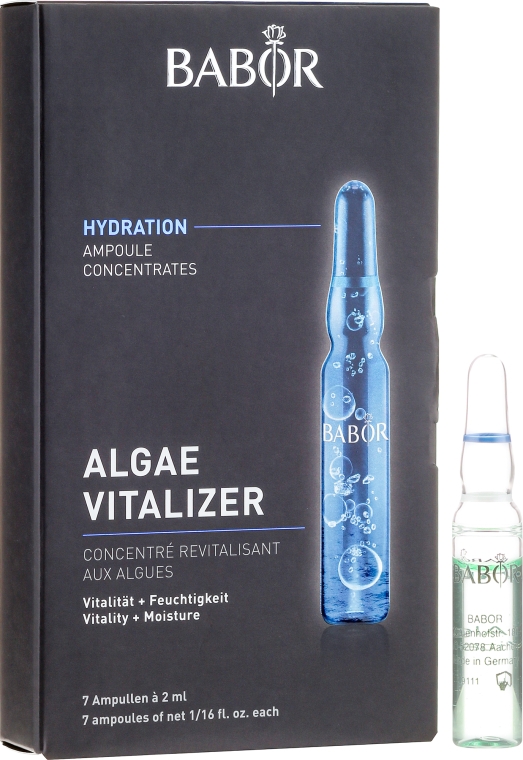 Ампули для обличчя з водоростями - Babor Ampoule Concentrates Algae Vitalizer — фото N3