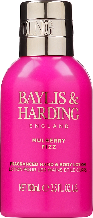 Набір - Baylis & Harding Mulberry Fizz Trio Gift Set (sh/g/100 + b/lot/100ml + sh/cr/100ml) — фото N2