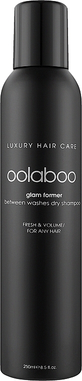 Сухий шампунь для всіх типів волосся - Oolaboo Glam Former Between Washes Dry Shampoo — фото N1