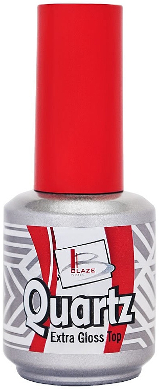 Топ для гель-лаку з екстраблиском - Blaze Nails Quartz Extra Gloss Top — фото N1