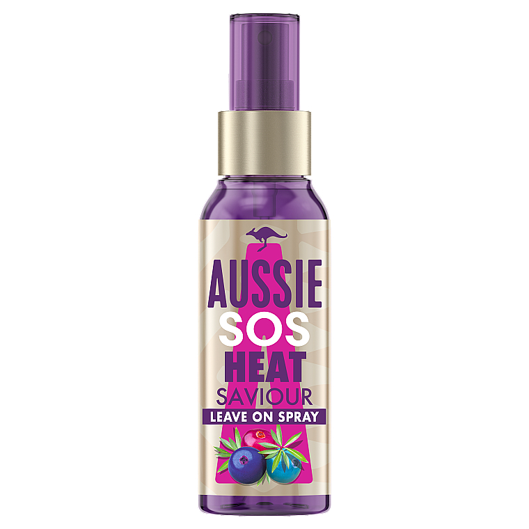 Несмываемый спрей для волос - Aussie Sos Hear Saviour Leave on Spray — фото N1