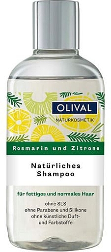 Натуральний шампунь із розмарином та лимоном - Olival Natural Rosemary & Lemon Shampoo — фото N1