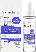 Нормалізувальна та розгладжувальна сироватка - Bielenda Skin Clinic Professional Niacynamid — фото N2