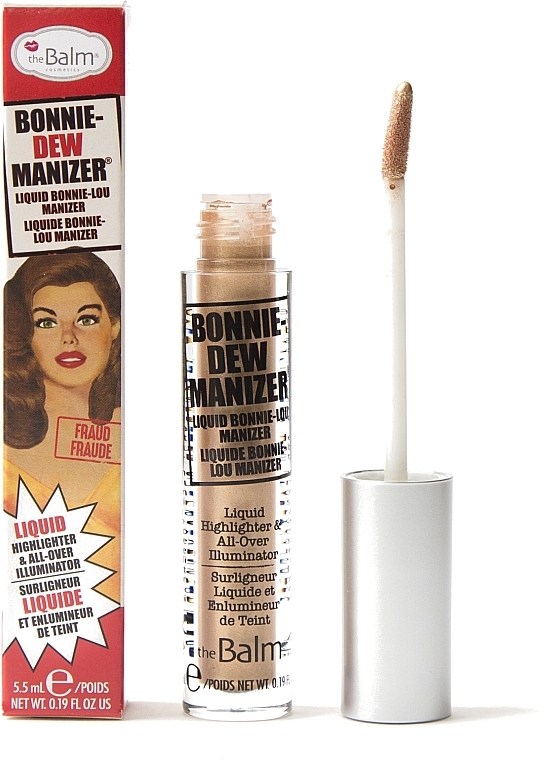 Рідкий хайлайтер - theBalm Bonnie-Dew Manizer Liquid Highlighter and All-Over Illuminator — фото N1